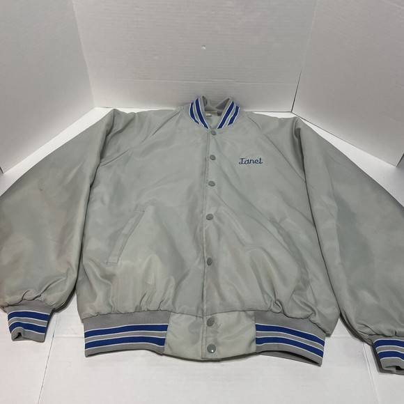 Vintage Hardee’s Nylon Jacket Large, Grey, Button Up, Hartwell USA, Janet - Picture 9 of 14